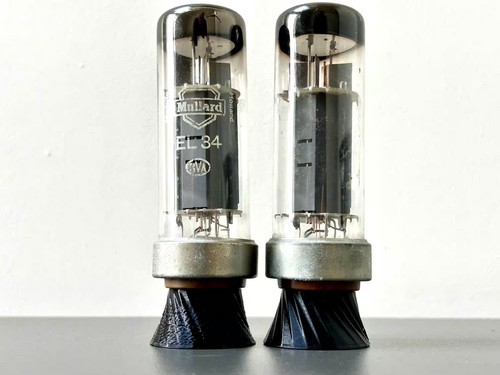 Matched pair mullard el34 - pair,