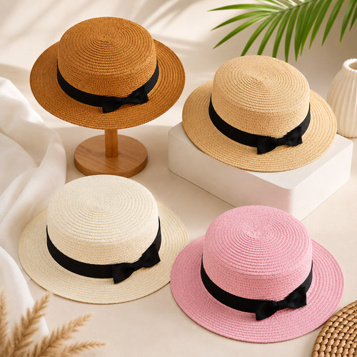 Women straw sun hat - women's, wide