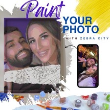 PERSONALISED PAINT BY NUMBERS - PERSONALISED GIFTS - 48 HOUR DELIVERY