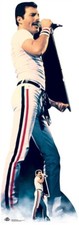 Mercury, Freddie Rock Icon Lifesize & FREE Mini Cardboard Cutout / Standup