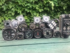 Various control instruments from different types of USSR aircraft. Set of 16 pcs