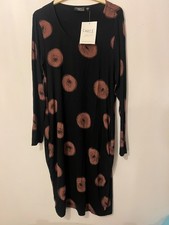 Brand New With Tags Cocoon DRESS  By CAPRI  XS/S  Stretchy RRP £85 Copper  ccn15