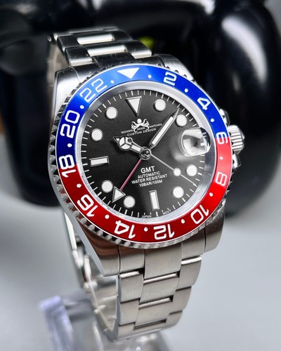 40mm red blue gmt - red, gmt,