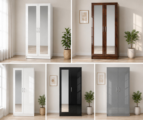 Modern wooden wardrobe door - modern,