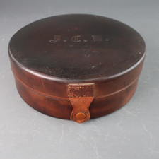 Vintage Leather Collar Box -