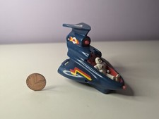 Vintage 1987's Manta Force Blue Lightning Vehicle & Figure