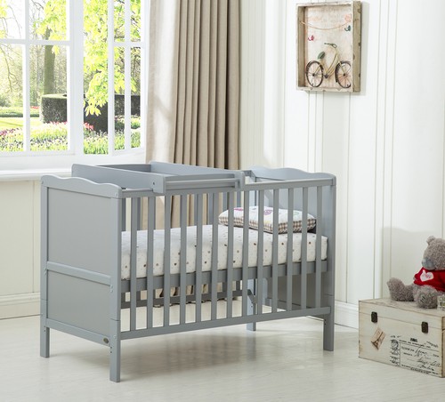 Mcc wooden baby cot bed - wooden,