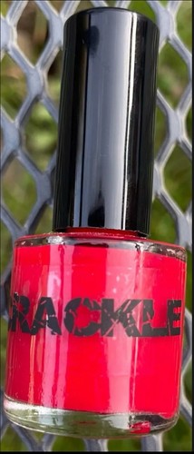 New 11ml red crackle nail