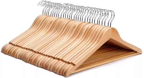 Wooden coat hangers suit - x,