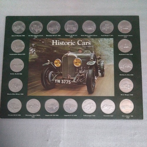 Shell historic cars - coin, set