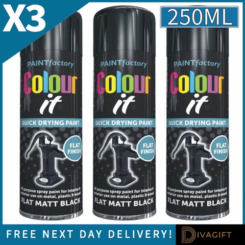 Flat matt black - x,