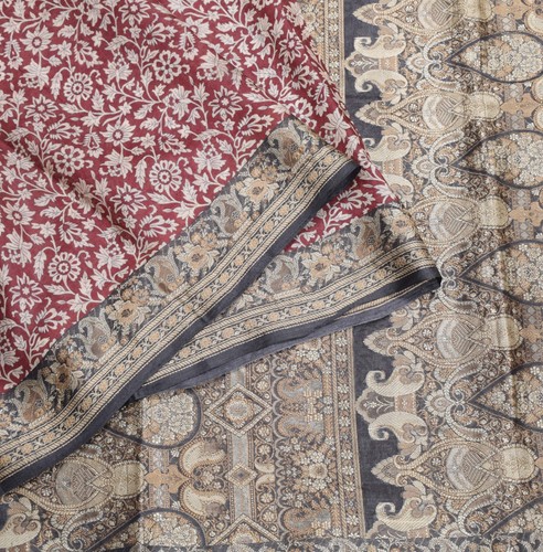 Sushila vintage maroon floral - vintage,