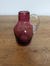 Vintage Hand Blown Cranberry