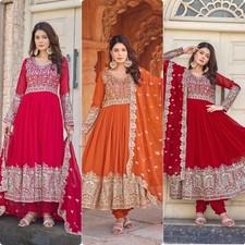 Pakistani Dress Salwar Kameez Ready To Wear Suits Indian Wedding Party 3 Piece M