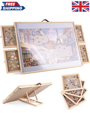 Jigsaw Puzzle Board Folding Tilting Puzzle Table Wooden Jigsaw Board Non-Slip Ma