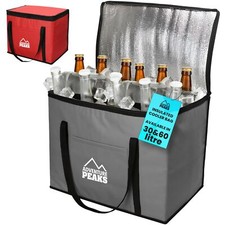 Cooling Cooler Bag Box Extra Large Picnic Hot Lunch Camping Food Ice Drinks