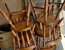 SIX John Lewis Wooden Dining