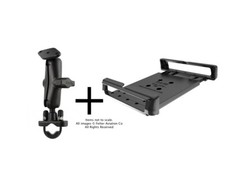 RAM Motorcycle ATV Handlebar Mount for iPad Mini, Galaxy Others w/Lifeproof case
