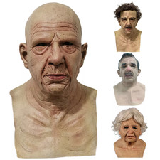 Halloween Old Grandpa Mask