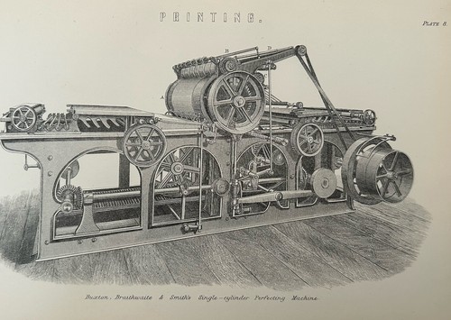 Antique print printing press - printing,