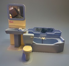Sindy House Bathroom Set Blue