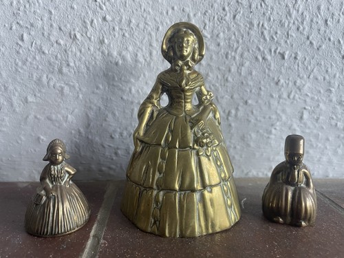 Vintage brass crinoline - vintage, lady