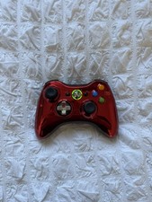 Xbox 360 Chrome Metallic Red Wireless Controller - Special edition