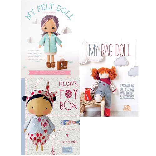 Felt doll tilda - felt, toy