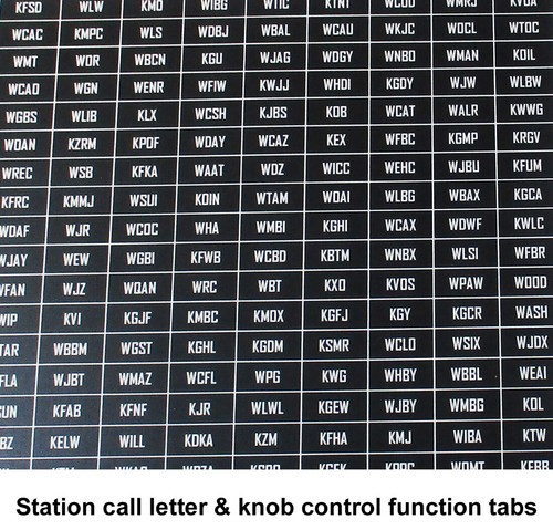 Vintage station call letters - call, /