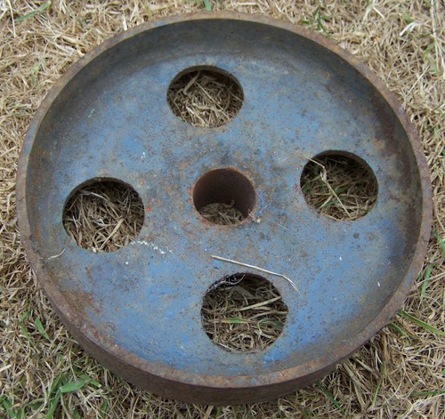 Cast iron flat belt pulley - cast,