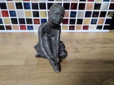 HEREDITIES COLD CAST RESIN BRONZE FIGURE OF A BALLERINA 4.5 ins tall