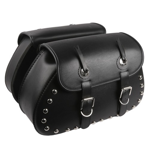 Custom leather pannier - leather,