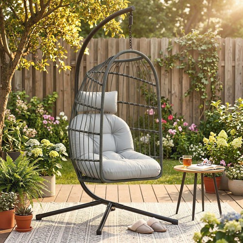 Outsunny hanging egg chair - egg,