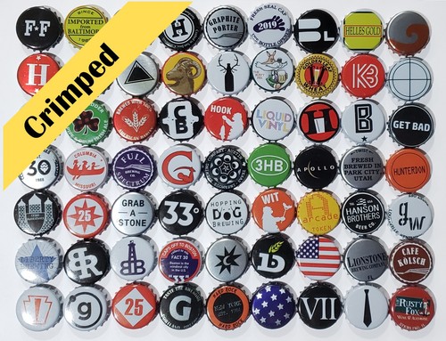 100 beer bottle - bottle, caps