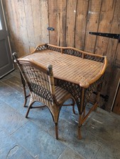 Vintage Wicker Dressing Table