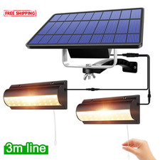 Solar Lights Indoor Outdoor Solar Shed Light with Pull Wire Switch Solar Pendant