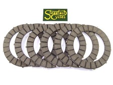 6 Friction clutch plates drive plate set Triumph 750 650 350 BSA 650 500 57-4762