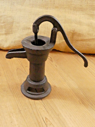 Rustic cast iron pump - rustic,