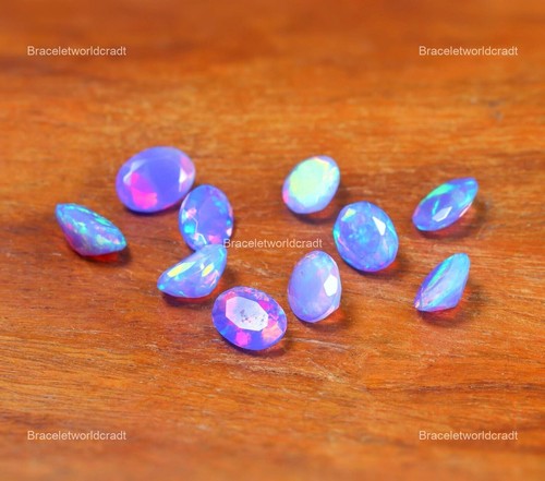 Natural opal oval faceted - oval,