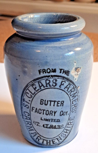 Antique blue cream - antique,