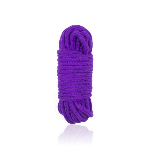 Purple cotton bondage rope 10 - purple,