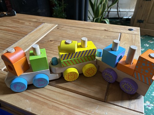 Wooden train set - train,