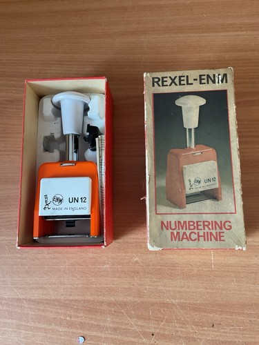 Rexel enm numbering - numbering, machine
