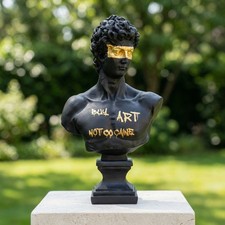 Pop Art Sculpture Black David
