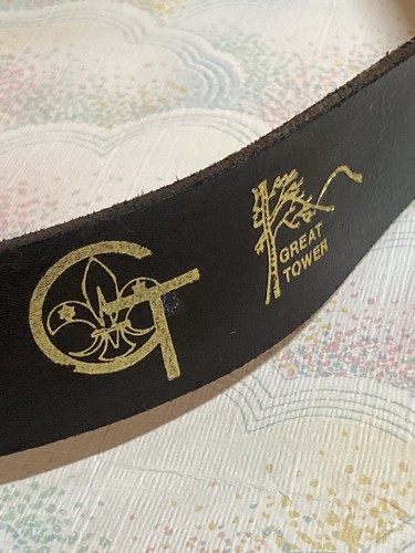 Scouts belt vintage brown - scouts,