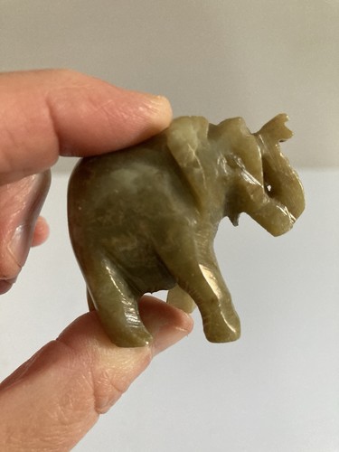 Carved elephant ornament - elephant,