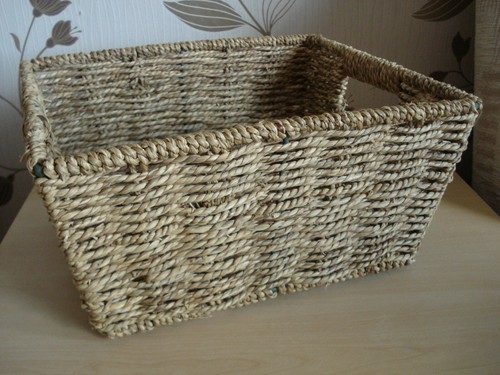 Wicker rectangular metal - wicker,