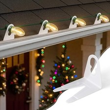 All in One Christmas Light Clips, Universal Gutter Hooks and Shingle Clip for C7