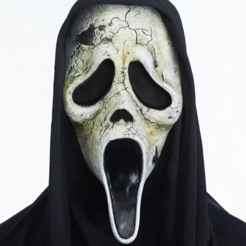 Scream ghost face - face, with