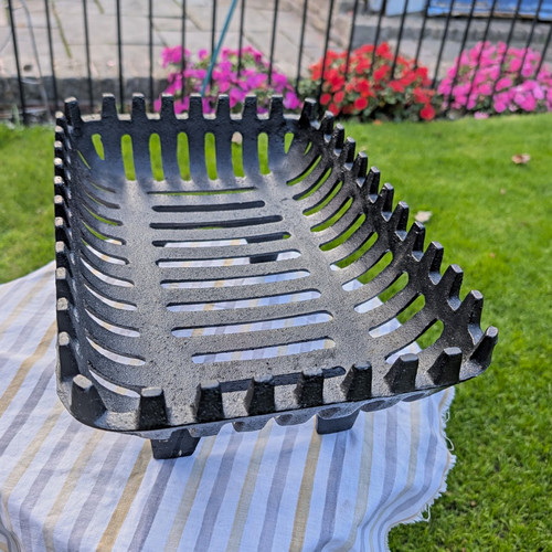 Vintage cast iron fireplace - vintage,